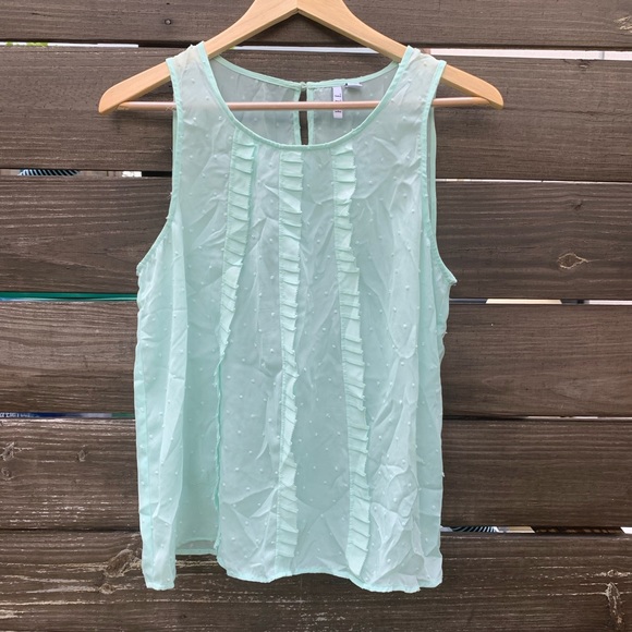 Elle Tops - Light mint blouse